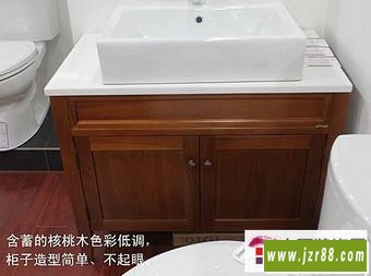 TOTO 核桃木浴室柜图片