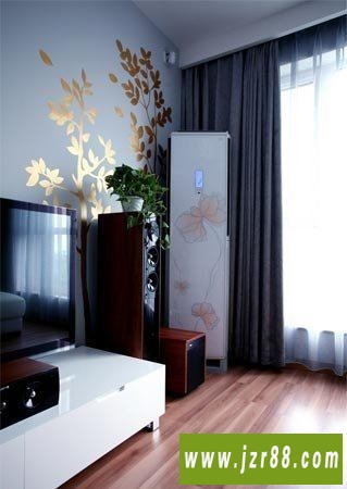 2011年奢华现代家装客厅设计效果图,豪华的110平方二居室家装
