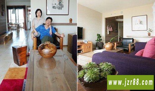 简单的中式风格婚房如何布置?新婚夫妻晒120平方淡雅婚房效果图